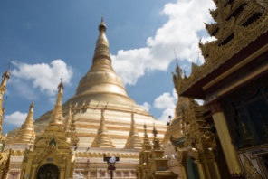 Stupa de oro en Shwedagon